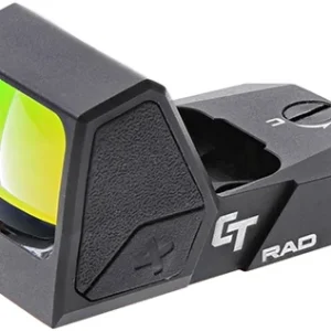 Crimson Trace 0101890 CT RAD  Matte Black 1 x 24 mm x 15.5 mm 5 MOA Green Dot