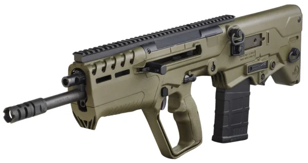 IWI US T7G2010 Tavor 7 7.62x51mm NATO Caliber with 20" Barrel, 10+1 Capacity, OD Green Metal Finish, OD Green Fixed Bullpup Stock & Polymer Grip Ambidextrous Hand