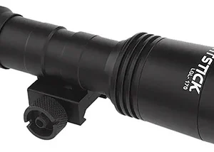 Nightstick LGL170 Rechargeable Full-Size Long Gun Light Kit  Black Anodized 1500 Lumens White LED