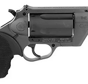 Taurus 2441021GRY Judge Public Defender 45 Colt (LC) Caliber or 2.50" 410 Gauge 5 Shot 2.50" Gray Finish Barrel, Matte Black Oxide Finish Cylinder, Gray Finish Polymer Frame & Black Ribber Grip
