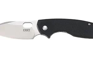 CRKT 5317 Pilar III 2.97" Folding Spear Point Plain Satin 8Cr13MoV SS Blade/ G10 Black/SS Handle Includes Pocket Clip