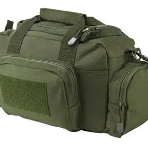 NcStar CVSRB2985G VISM Range Bag with Small Size, Side Pockets, PALs Webbing, Carry Handles, Pockets & Green Finish