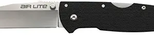 Cold Steel CS26WT Air Lite 3.50" Folding Tanto Plain AUS-10A SS Blade/Black G10 Handle Includes Pocket Clip