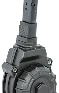 ProMag DRMA39 Standard  32rd Drum 380 ACP Fits Ruger LCP Black Polycarbonate