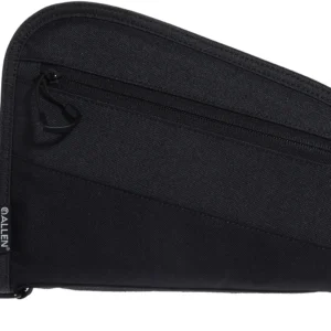 Allen 7749 Auto-Fit 2.0 Handgun Case Thick Foam Padding w/Knit Interior, Exterior Pocket & Black Finish for Compact Semi-Autos 9" L