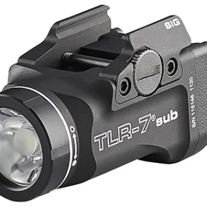 Streamlight 69401 TLR-7 Sub Gun Light  Black Anodized 500 Lumens  White LED Sig Sauer P365/P365 XL