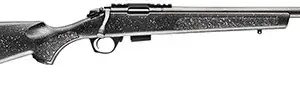 Bergara Rifles BMR004 BMR  Full Size 22 WMR 5+1/10+1 20" Matte Blued Carbon Fiber/Steel Threaded Barrel & Drilled & Tapped Steel Receiver, Fixed Black/Gray Speckled Synthetic Stock