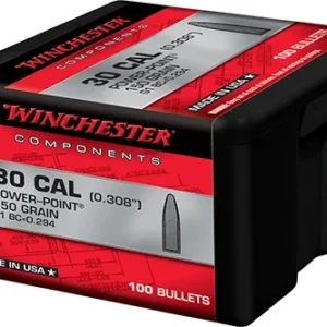Winchester Ammo WB30PP150X Centerfire Rifle  30 Cal .308 150 gr Power Point 100 Per Box/ 10 Case