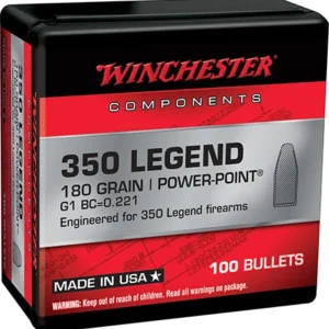 Winchester Ammo WB350P180X Centerfire Rifle  350 Legend 180 gr Power Point 100 Per Box/ 10 Case