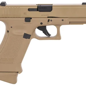 Umarex Glock Air Guns 2276338 G19X Gen5 Air Soft CO2 6mm, 14+1, Steel Slide, Coyote Tan Polymer Frame, Coyote Polymer Grips