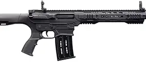 Charles Daly 930191 AR 12T Full Size Frame 12 Gauge Semi-Auto 3" 5+1 18.50" Black Steel Barrel, Black Aluminum Receiver, Black  Synthetic Stock w/Adj Comb, Black Polymer Grip