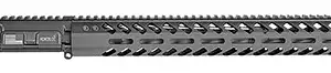 HM Defense 16MBUP556L MonoBloc Upper  223 Remk, 5.56x45mm NATO 16" Black Cerakote Barrel 7075-T6 Aluminum Black Anodized Receiver, 15" M-LOK Free-Float Handguard with Long Rail for AR-15
