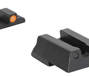 Meprolight USA 415453131 Hyper-Bright  Green Tritium Orange Outline Front Sight-Green Tritium Black Outline Rear Sight HK VP9/HK45/HK45C