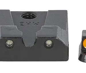 Meprolight USA 477863131 Hyper-Bright  Green Tritium Orange Outline Front Sight-Green Tritium Black Outline Rear Sight CZ P-10 (Non-Optics Ready)