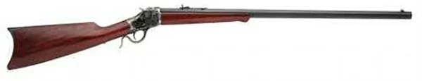 Taylors & Company 550147 1885 High Wall Full Size 45 Colt (LC) 1 Shot, 30" Blued Steel Barrel, Color Case Hardened Steel Receiver, Walnut Fixed Walnut Stock,  Right Hand