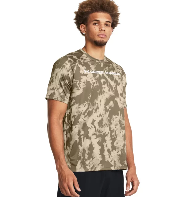 Men's UA Tech ABC Camo Short Sleeve