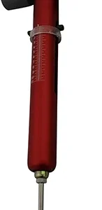 Birchwood Casey TRGSCL Trigger  Scale  Red Aluminum Body with Stainless Steel Trigger Pull & Rubber Black Handle for Firearms