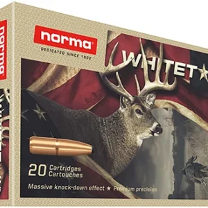 Norma Ammunition 20171502 Dedicated Hunting Whitetail 7mm-08 Rem 150 gr Pointed Soft Point 20 Per Box/ 10 Case