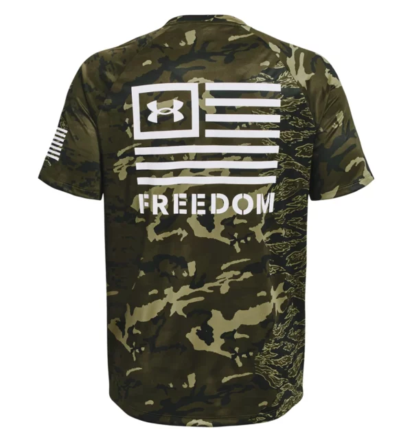 UA Freedom Tech Camo Short Sleeve