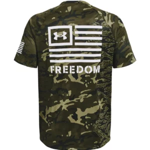 UA Freedom Tech Camo Short Sleeve