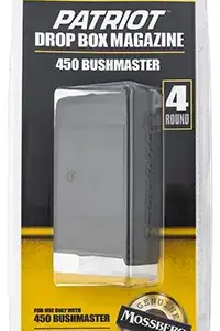 Mossberg 95037 Drop Box Magazine Patriot 4rd 450 Bushmaster Bolt Action Black
