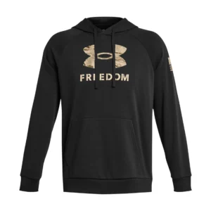 UA Freedom Rival Fleece Big Flag Logo Hoodie