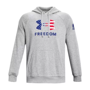 UA Freedom Rival Fleece Big Flag Logo Hoodie