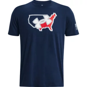 UA Freedom Big Flag Logo Lockup T-Shirt