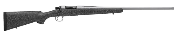 Nosler 40421 M21  27 Nosler 3+1 24" Barrel, Stainless Steel Nitride Metal Finish, Gray Speckled Black All-Weather Epoxy Stock