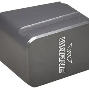 Warne MEG1754GR Magazine Extension  made of 6061-T6 Aluminum with Hardcoat Anodized Gray Finish for Glock 17, 22 Magazines (Adds 5rds 9mm Luger, 4rds 40 S&W)