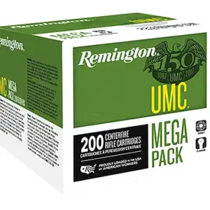 Remington Ammunition 20107 UMC Mega Pack 300 Blackout 150 gr Full Metal Jacket 200 Per Box/ 1 Cs