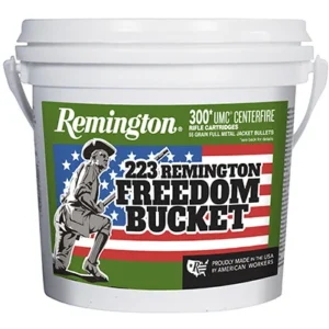 Remington Ammunition 23897 UMC Freedom Bucket 223 Rem 55 gr Full Metal Jacket