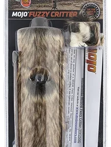 Mojo Outdoors HW2508 Fuzzy Critter  Predator Species Brown Features Built-In Tripod