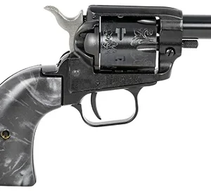 Heritage Mfg BK22B2BPSCLS2 Barkeep  Exclusive Grip 22 LR 6 Shot, 2" Black Steel Barrel, Black Zinc Alloy Frame, Black Engraved Cylinder, Black Pearl Grip, Manual Safety, Exposed Hammer
