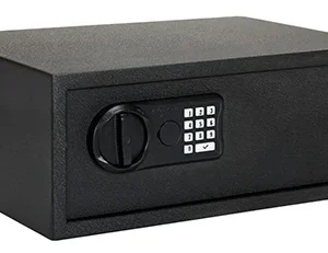 SnapSafe 75435 Keypad Safe  XL Keypad/Key Entry Black Steel 20.50" x 14.80" x 8"