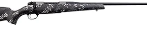 Weatherby MBT20N280AR6B Mark V Backcountry 2.0 Ti 280 Ackley Improved 4+1 24" Barrel, Graphite Black Cerakote Metal Finish, Black with Gray/White Sponge Accents Peak 44 Blacktooth Stock