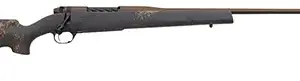Weatherby MCU03N280AR6B Mark V Camilla Ultra Lightweight Compact 280 Ackley Improved 4+1 24" Barrel, Midnight Bronze Cerakote Metal Finish, Black with Smoke/Gold Sponge Accents Monte Carlo Stock