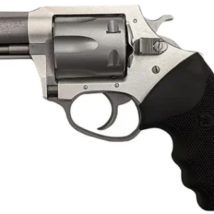 Charter Arms 53620 Undercover II Large 38 Special, 6 Shot 2.20" Matte Stainless Steel Barrel & Cylinder, Anodized Aluminum Frame w/Black Finger Grooved Rubber Grip, Exposed Hammer