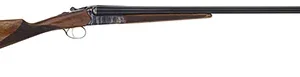 TriStar 38016 Bristol SxS 16 Gauge 2.75" 2rd 28" Blued Chrome Lined Barrel, Oiled Turkish Walnut Fixed English Style Stock