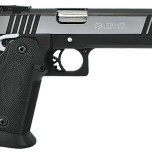 TriStar 85674 SPS Pantera 1911 9mm Luger 18+1, 5" Stainless Steel Barrel, Black Chrome Serrated Steel Slide, Black Steel Frame w/Beavertail, Black Polymer Grip