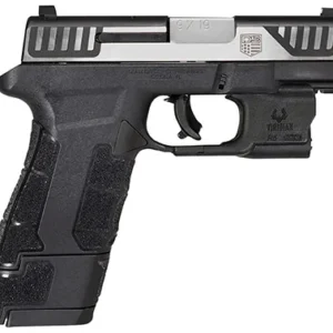 Diamondback DB0301P031 AM2 w/Viridian Laser Sub-Compact Frame 9mm Luger 12+1/17+1, 3.50" Stainless Steel Barrel, Serrated Stainless Steel Slide, Black Polymer Frame w/Picatinny Rail & Polymer Grip