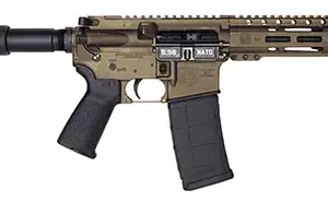 Diamondback DB1912K071 DB15 AR Pistol Carbine Length 5.56x45mm NATO 7" 30+1 Midnight Bronze Buffer Tube Stock