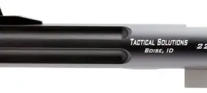 Tactical Solutions TL55TEMBRF Trail-Lite Barrel 22 LR 5.50" Black Matte Finish 6061-T6 Aluminum Material with Fluting, Threading & Fiber Optic Front Sight for Browning Buck Mark