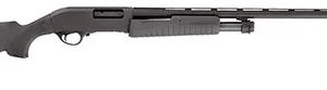 Escort HEFH12280501 Field Hunter  Full Size 12 Gauge Pump 3" 4+1 28" Black Chrome Vent Rib Barrel, Black Anodized Grooved Aluminum Receiver, Fixed Black Synthetic Stock, Right Hand