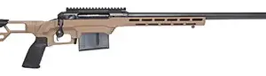 Savage Arms 57694 110 Precision 6.5 PRC 7+1 24", Matte Black Rec/Barrel, Flat Dark Earth Cerakote MDT LSS XL Chassis, Polymer Grip