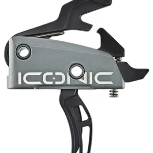 Rise Armament T22GRN Iconic  Two-Stage Curved Trigger with 2 lbs Draw Weight & Green Finish for AR-15, AR-10