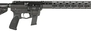 Wilson Combat TRAR9GB91610 AR9G Carbine 9mm Luger 17+1 16" Black Match Grade Threaded Barrel, Black Armor-Tuff Aluminum Receiver, M-LOK Handguard, Black Synthetic Rogers Super-Stoc w/Cam-Lock Stock