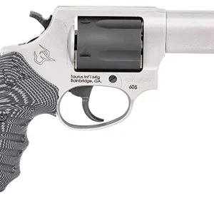 Taurus 260535NSVZ Defender 605  SA/DA 38 Special +P or 357 Mag 5 Shot 3" Matte Stainless Steel Barrel, Matte Black Cylinder, Matte Finish Stainless Steel Frame, Black/Gray VZ Grip, Night Front Sight
