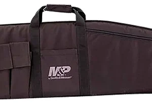 M&P Accessories 110016 Duty Series Large Case 45" Black 5 Exterior Mag Pouches for Rifle/Shotgun