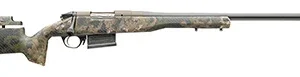 Bergara Rifles BPR3465PRC Premier Divide 6.5 PRC 3+1 24" Carbon Fiber CURE Carbon Fiber Barrel, Patriot Brown Cerakote Steel Receiver, Erosion Rogue Camo AG Composite Chalk Branch Stock